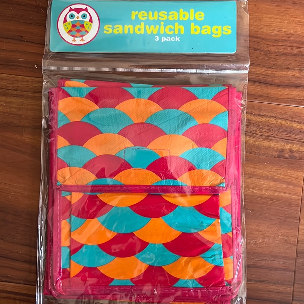 Reusable sandwich bags